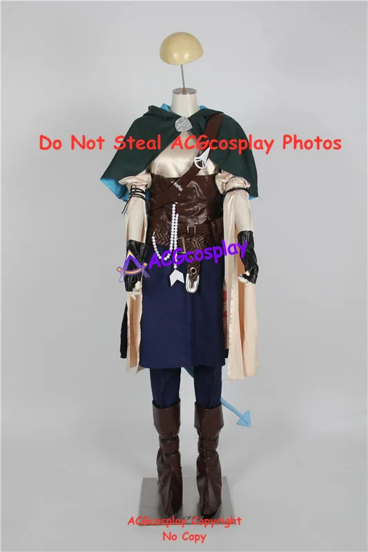 

Jester cosplay costume blue skin version cosplay include boots covers acgcosplay costume