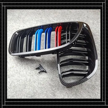 2010-2017 2 piece For 5 series F10 F11 F18 front hood grille ABS material Carbon look Replacement kidney grille
2010-2017 2 piece For 5 series F10 F11 F18 front hood grille ABS material Carbon look Replacement kidney grille
