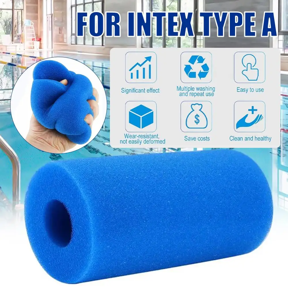 Swimming Pool Foam Filter Sponge Intex Type A Reusable Washable Biofoam Cleaner Pool Foam Filter Sponges Swimming Accessories
Swimming Pool Foam Filter Sponge Intex Type A Reusable Washable Biofoam Cleaner Pool Foam Filter Sponges Swimming Accessories