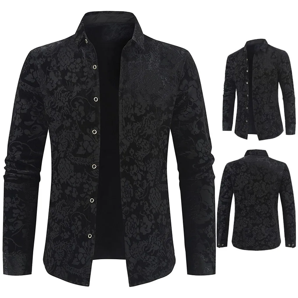Mens Winter Casual Printed Long Sleeve Fluff Outwear Coat Button Overcoat autumn and winter Casual Causal Cycling Fashion
Mens Winter Casual Printed Long Sleeve Fluff Outwear Coat Button Overcoat autumn and winter Casual Causal Cycling Fashion