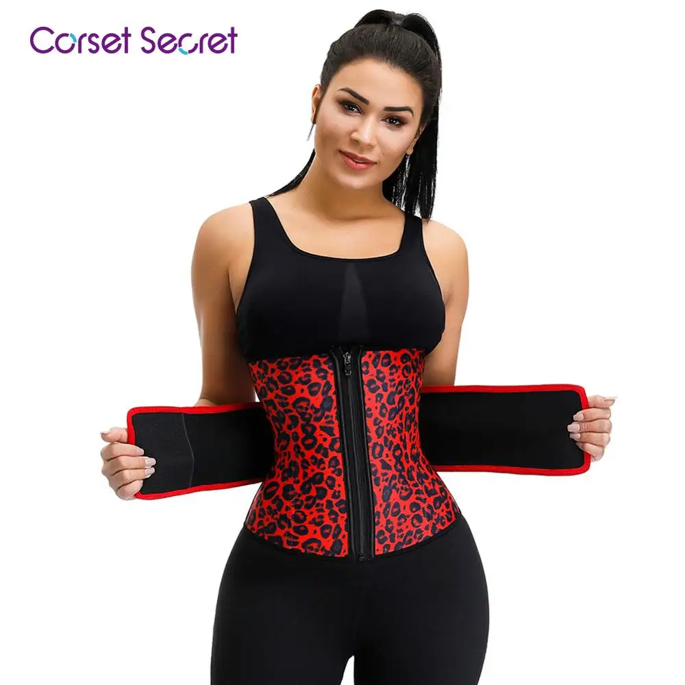 Corset Secret Women Waist Trainer Zip Latex 7 Steel Boned Waist Trainer Queen Size waist Cinchers Leopard Women Waist Trainer
Corset Secret Women Waist Trainer Zip Latex 7 Steel Boned Waist Trainer Queen Size waist Cinchers Leopard Women Waist Trainer