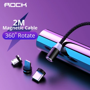 ROCK 1M 2M Magnetic USB Cable Fast Charging USB Type C Cable Magnet Charger Micro USB Cable Mobile Phone Cable USB Cord Charge
ROCK 1M 2M Magnetic USB Cable Fast Charging USB Type C Cable Magnet Charger Micro USB Cable Mobile Phone Cable USB Cord Charge