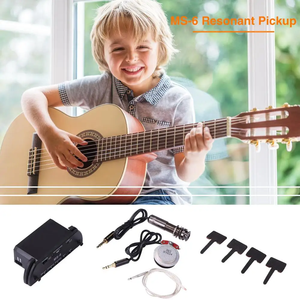 1pc Hot Sale Guitar Resonance Pickup Plastic Shell Multi-functional Acoustic Guitar Resonance Pickup Amplifier for Guitar Parts 
1pc Hot Sale Guitar Resonance Pickup Plastic Shell Multi-functional Acoustic Guitar Resonance Pickup Amplifier for Guitar Parts