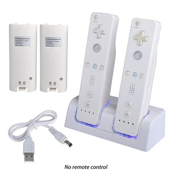 Gamepad Battery Charger Base Wireless Remote Control Dual Charging Base Battery Charging Dock Built-in Battery for Nintendo Wii
Gamepad Battery Charger Base Wireless Remote Control Dual Charging Base Battery Charging Dock Built-in Battery for Nintendo Wii