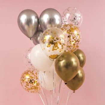 30pcs/lot 10inch Gold Chrome Metallic Confetti Latex Balloons Wedding Rose Gold Latex Birthday Party Decoration Kids Helium Ball
30pcs/lot 10inch Gold Chrome Metallic Confetti Latex Balloons Wedding Rose Gold Latex Birthday Party Decoration Kids Helium Ball