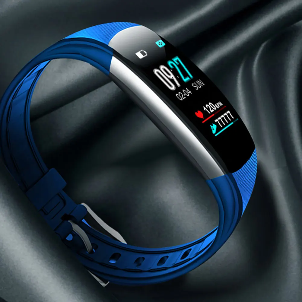 C6 Multifunctional Blood Pressure Smart Bracelet Touch Screen Waterproof Sleep Monitor Bluetooth Heart Rate Gift Sports Outdoor | Спорт и