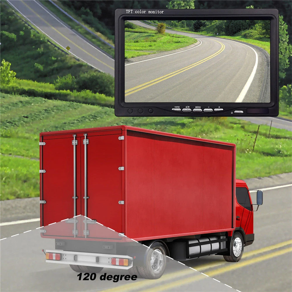 7inch Car HD Monitor Rear View Auto Parking Backup Reverse Monitor Wireless IR Reversing Camera Kit for Truck Trailer
7inch Car HD Monitor Rear View Auto Parking Backup Reverse Monitor Wireless IR Reversing Camera Kit for Truck Trailer