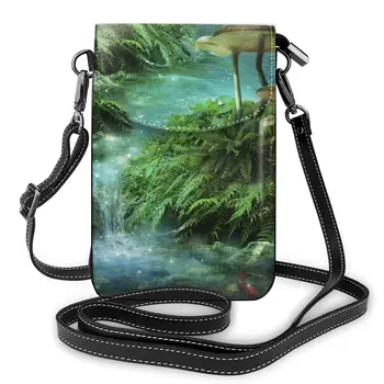 OLN Fantasy River With Pond Red Fishes And Mushroom Cell Phone Purse Smartphone Wallet Leather Shoulder Strap Handbag Women Bag
OLN Fantasy River With Pond Red Fishes And Mushroom Cell Phone Purse Smartphone Wallet Leather Shoulder Strap Handbag Women Bag