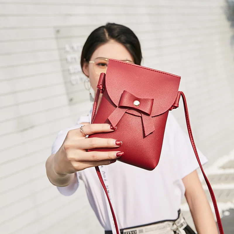 Mobile Phone Bag Women's 2018 Summer New Style Mini Cute Bow Versatile Bag Korean-style Crossbody Bag
Mobile Phone Bag Women's 2018 Summer New Style Mini Cute Bow Versatile Bag Korean-style Crossbody Bag