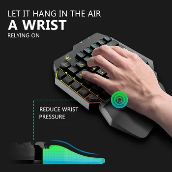 Gamepad PUBG Keyboard Mouse Kit USB Wired One-Handed Keypad Mice for Android iOS Smart Phone Practical Accessaries Supplies Part
Gamepad PUBG Keyboard Mouse Kit USB Wired One-Handed Keypad Mice for Android iOS Smart Phone Practical Accessaries Supplies Part