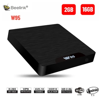 Beelink W95 Smart TV Box Android 7.1 Amlogic S905W Quad Core 2G RAM 16G ROM Set Top Box 2.4G Wifi HDMI2.0 4K Media Player
Beelink W95 Smart TV Box Android 7.1 Amlogic S905W Quad Core 2G RAM 16G ROM Set Top Box 2.4G Wifi HDMI2.0 4K Media Player