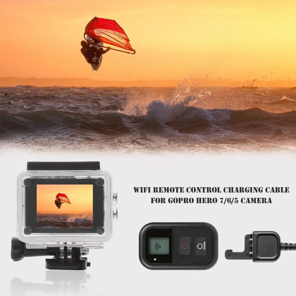 WIFI Remote USB Cable for GoPro WIFI Remote Control Wi-Fi Remoter Charging Cable Camera Accessory For Go Pro Hero 7 6 5 Session
WIFI Remote USB Cable for GoPro WIFI Remote Control Wi-Fi Remoter Charging Cable Camera Accessory For Go Pro Hero 7 6 5 Session