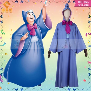 Fairy Godmother cosplay costume cinderella fairy godmother blue dress costume cosplay hooded cape custom made
Fairy Godmother cosplay costume cinderella fairy godmother blue dress costume cosplay hooded cape custom made