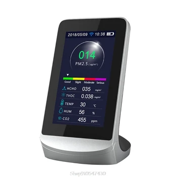 DM72B WIFI Multi-Function Air Quality Monitor WIFI Connect to Phone Analyzer Formaldehyde Detector CO2 PM2.5 TVOC indoor O29 20
DM72B WIFI Multi-Function Air Quality Monitor WIFI Connect to Phone Analyzer Formaldehyde Detector CO2 PM2.5 TVOC indoor O29 20