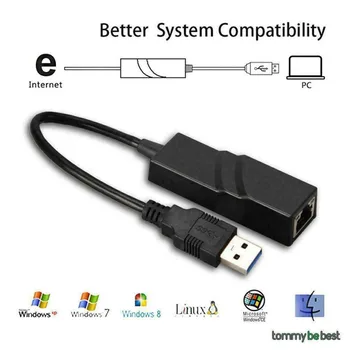 USB 3.0 to Ethernet LAN Internet Adapter Converter Cable Gigabit Connector Device USB Receiver Adapter Converter Accessories
USB 3.0 to Ethernet LAN Internet Adapter Converter Cable Gigabit Connector Device USB Receiver Adapter Converter Accessories