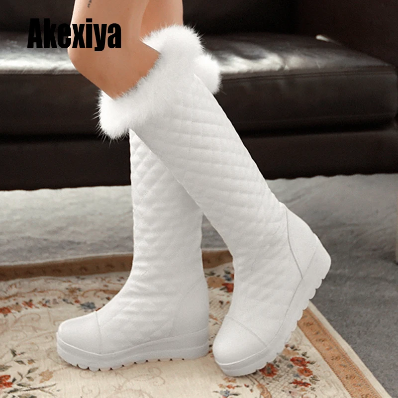 Winter Warm Plush Knee High Boots Women comfy Flat Heel Snow Boots Slip On Platform Woman Shoes Black White 2019 k734
Winter Warm Plush Knee High Boots Women comfy Flat Heel Snow Boots Slip On Platform Woman Shoes Black White 2019 k734