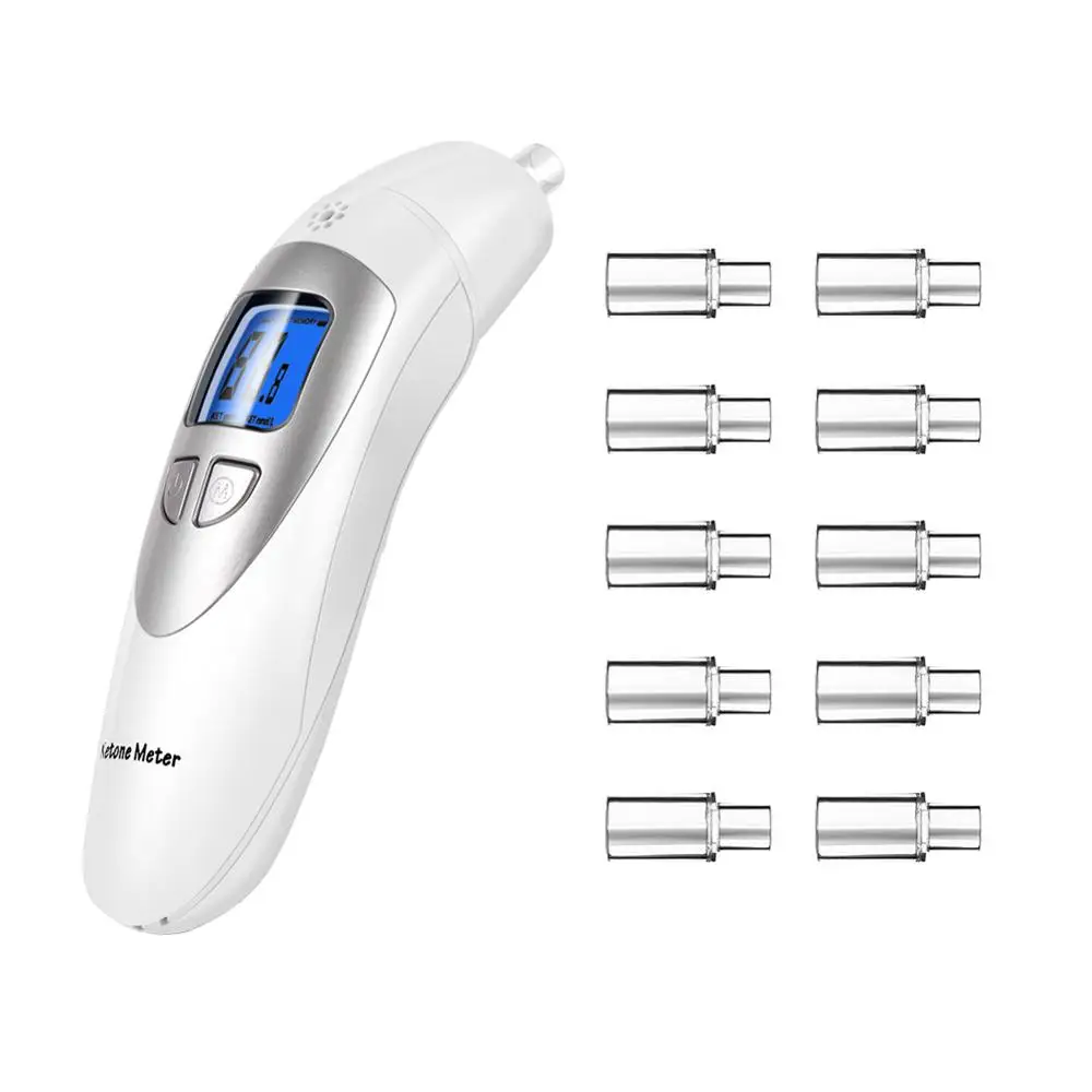 EEK-Brand Analyzer Professional Grade Accuracy Digital Ketone Breath Meter Tracing Ketosis Status with 10 Mouthpieces(White)
EEK-Brand Analyzer Professional Grade Accuracy Digital Ketone Breath Meter Tracing Ketosis Status with 10 Mouthpieces(White)