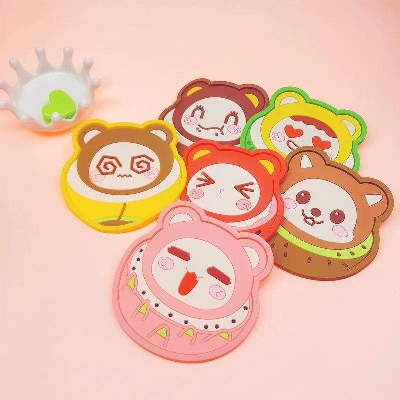 Creative Carton Table Cup Coaster 10*9.5cm Environment Protection PVC Non-slip Insulation Cup Mat Monkey/Banana Dropshipping
Creative Carton Table Cup Coaster 10*9.5cm Environment Protection PVC Non-slip Insulation Cup Mat Monkey/Banana Dropshipping