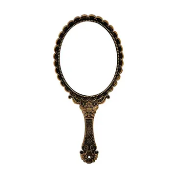 Vintage Handhold Makeup Mirror Pink Repousse Floral Oval Round Cosmetic Hand Held Mirror With Handle For Ladies Beauty Dresser
Vintage Handhold Makeup Mirror Pink Repousse Floral Oval Round Cosmetic Hand Held Mirror With Handle For Ladies Beauty Dresser