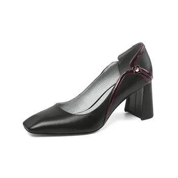 Sexy Fashion Women Pumps Quality Cow Leather Rome Pumps Square High Heels Spring Summer Prom Paty Night Club Shoes Woman
Sexy Fashion Women Pumps Quality Cow Leather Rome Pumps Square High Heels Spring Summer Prom Paty Night Club Shoes Woman