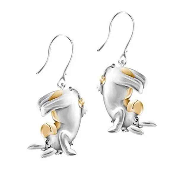 Exquisite Fashion Silver Gold Two Color Cute Elephant Earrings Animal Jewelry Charm Party Gift Christmas Gift Fashion Accessorie
Exquisite Fashion Silver Gold Two Color Cute Elephant Earrings Animal Jewelry Charm Party Gift Christmas Gift Fashion Accessorie