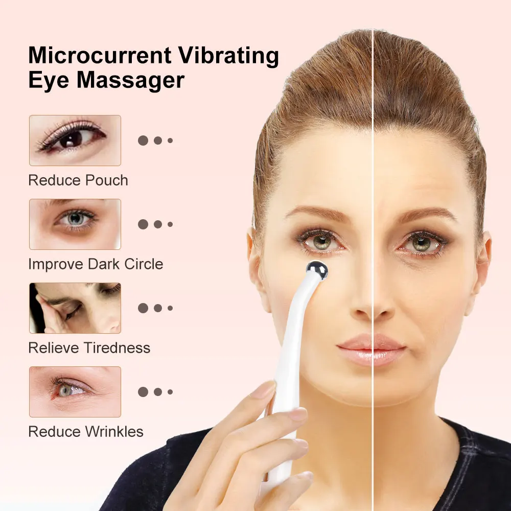 2 in 1 Electric Vibrating Eye Massager Pen Microcurrent Massage Anti Aging Wrinkle Remove Dark Circle Eyes Face Skin Care Tools
2 in 1 Electric Vibrating Eye Massager Pen Microcurrent Massage Anti Aging Wrinkle Remove Dark Circle Eyes Face Skin Care Tools