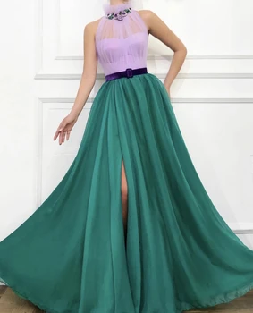 Slit Muslim Evening Dresses 2019 A-line High Collar Chiffon Crystals Islamic Dubai Saudi Arabia Long Formal Evening Gown Prom
Slit Muslim Evening Dresses 2019 A-line High Collar Chiffon Crystals Islamic Dubai Saudi Arabia Long Formal Evening Gown Prom