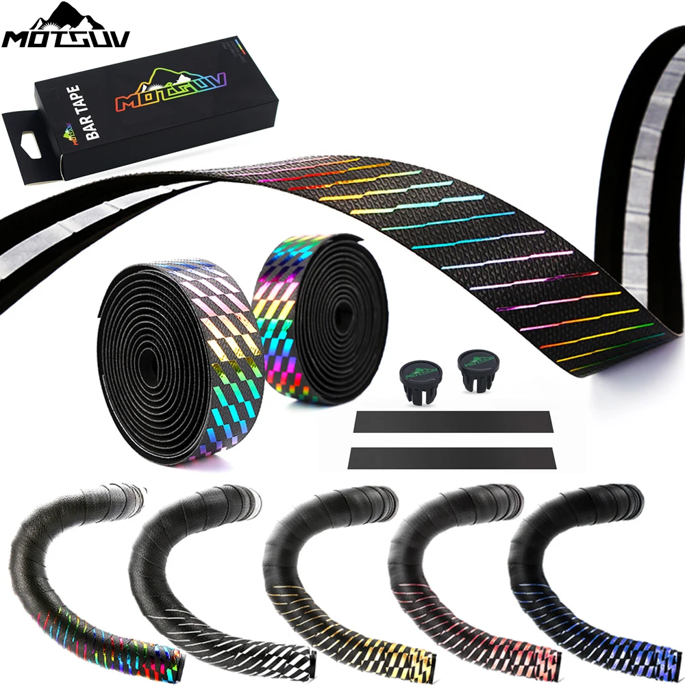 MOTSUV Road Bike Handlebar Tapes Diamond Sequin Style EVA PU Gradient Bar Tape Shock-Proof Bartape Road Bicycle Accessories
MOTSUV Road Bike Handlebar Tapes Diamond Sequin Style EVA PU Gradient Bar Tape Shock-Proof Bartape Road Bicycle Accessories