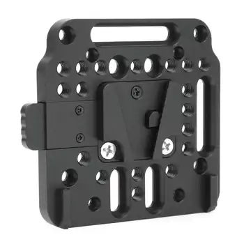 Black Aluminum Alloy CNC Firm V-Lock Plate Limit Structure Battery Quick Release Base
Black Aluminum Alloy CNC Firm V-Lock Plate Limit Structure Battery Quick Release Base
