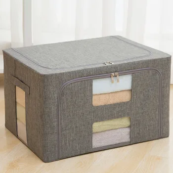 Clothes Storage Box Oxford Cloth Clothing Box Fabric Storage Bag Folding Basket Bag Wardrobe Storage Boxes Household Artifact 
Clothes Storage Box Oxford Cloth Clothing Box Fabric Storage Bag Folding Basket Bag Wardrobe Storage Boxes Household Artifact