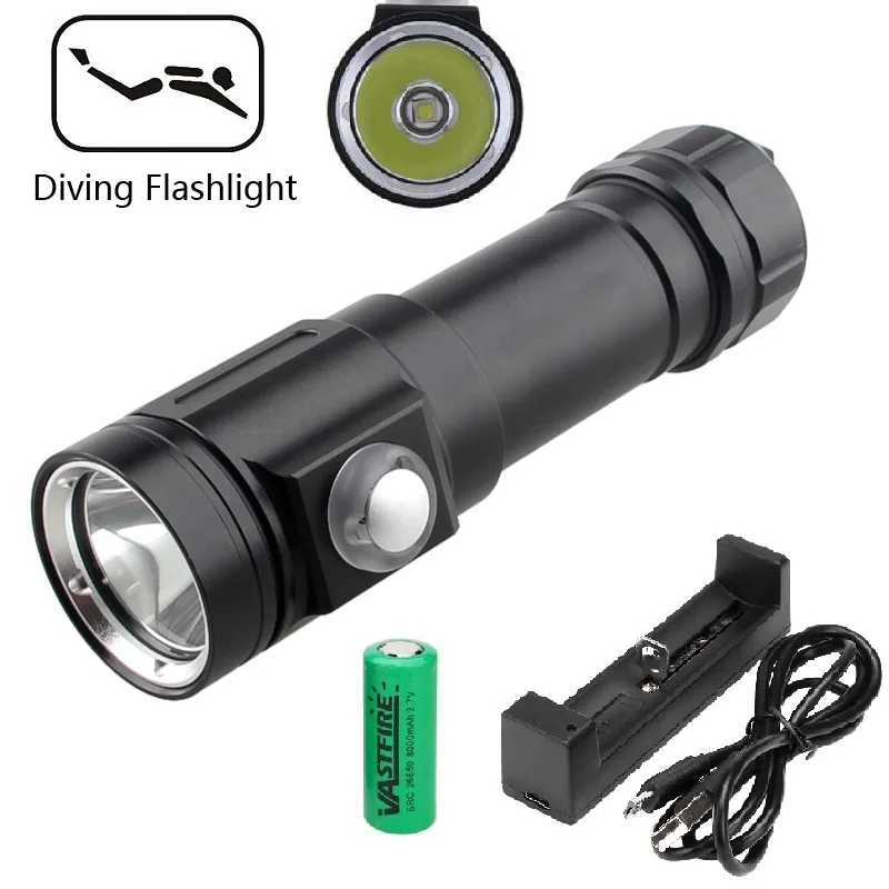 5 Modes Mini IPX8 Waterproof Diving Flashlight T6 LED Shock Resistant Lamp Torch convenient Flashlight Torch Light
5 Modes Mini IPX8 Waterproof Diving Flashlight T6 LED Shock Resistant Lamp Torch convenient Flashlight Torch Light