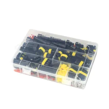 352Pcs/box Waterproof Connectors 1/2/3/4 Pin Car Electrical Wire Connector Plug Truck Harness Repair Parts
352Pcs/box Waterproof Connectors 1/2/3/4 Pin Car Electrical Wire Connector Plug Truck Harness Repair Parts
