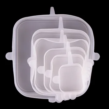 6PCS Silicone Gel Fresh Cover Extension-type Strong Tension Dirt-proof Boot Food Pot Bowl Roundness Square
6PCS Silicone Gel Fresh Cover Extension-type Strong Tension Dirt-proof Boot Food Pot Bowl Roundness Square