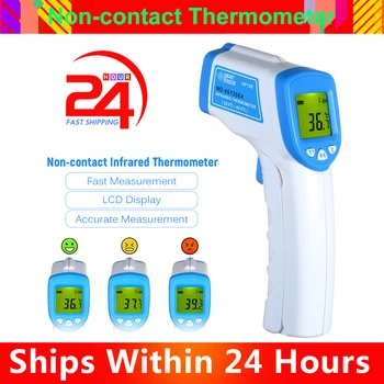 In Stock Thermometer Infrared Digital Non-contact Forehead Infrared Thermometer Baby Adult LCD Backlight Termometro Infravermelh
In Stock Thermometer Infrared Digital Non-contact Forehead Infrared Thermometer Baby Adult LCD Backlight Termometro Infravermelh