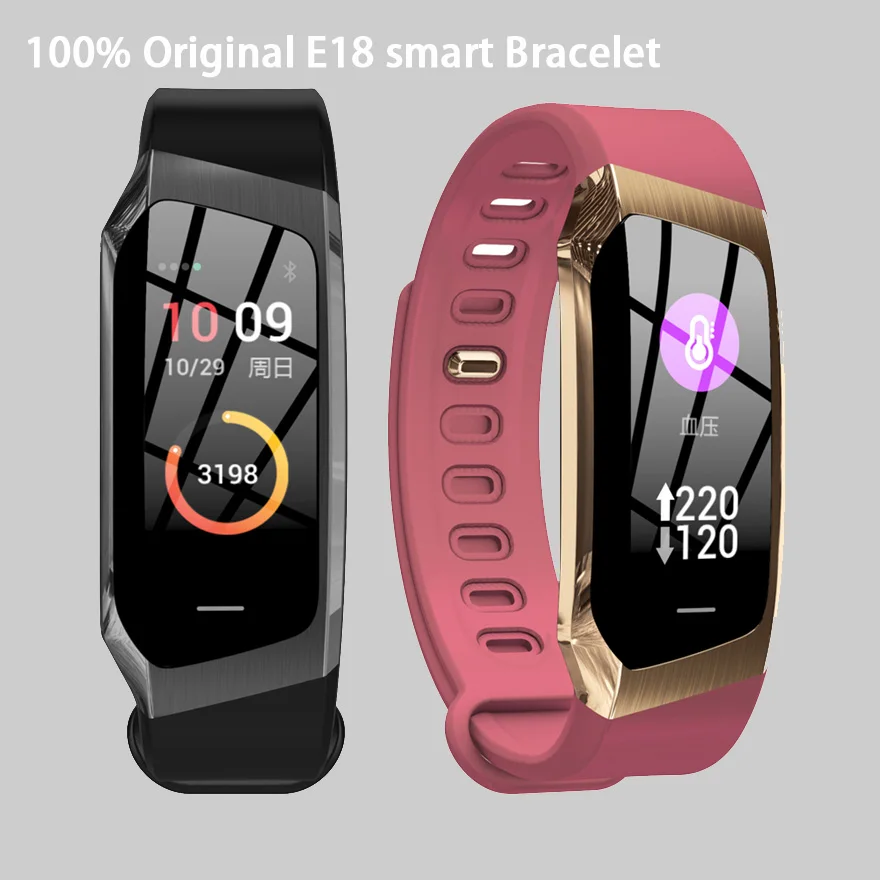 Smart Band 2019 E18 Color Touch Screen ip67 Waterproof Blood Pressure Oxygen Heart Rate Monitor Sport Bracelet Talk Band Mi 3 4
Smart Band 2019 E18 Color Touch Screen ip67 Waterproof Blood Pressure Oxygen Heart Rate Monitor Sport Bracelet Talk Band Mi 3 4