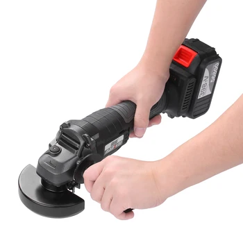 Cordless Angle Grinder Variable Speed 18V LithiumIon 4000mAh Grinding Machine Cutting Electric Angle Grinder Grinding Power Tool
Cordless Angle Grinder Variable Speed 18V LithiumIon 4000mAh Grinding Machine Cutting Electric Angle Grinder Grinding Power Tool
