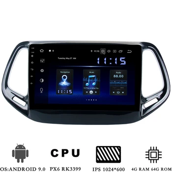 Android 9.0 Car Multimedia player for Jeep Compass 2017 Radio Stereo GPS Navigation DSP HDMI 2.5D IPS screen 4Gb+64Gb wifi BT
Android 9.0 Car Multimedia player for Jeep Compass 2017 Radio Stereo GPS Navigation DSP HDMI 2.5D IPS screen 4Gb+64Gb wifi BT