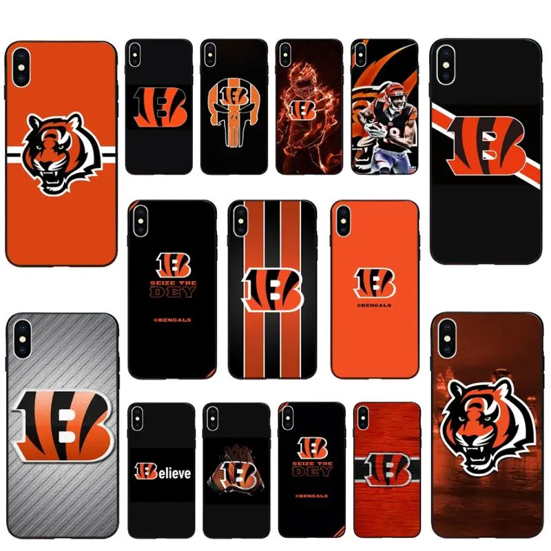 NBDRUICAI Cincinnati Bengals Rugby Teams Silicone Phone Case for iPhone 11 pro XS MAX 8 7 6 6S Plus X 5 5S SE XR case
NBDRUICAI Cincinnati Bengals Rugby Teams Silicone Phone Case for iPhone 11 pro XS MAX 8 7 6 6S Plus X 5 5S SE XR case
