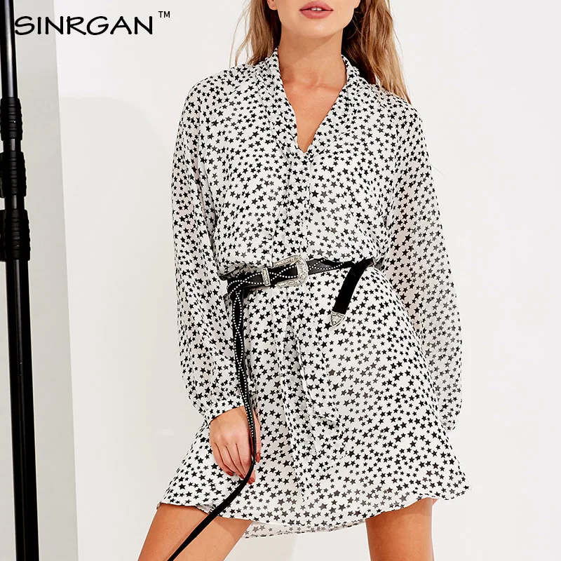 SINRGAN V Neck Sexy Star Print White Mini Dress Vintage Long Sleeve Inner Wear Dress Women Autumn Streetwear
SINRGAN V Neck Sexy Star Print White Mini Dress Vintage Long Sleeve Inner Wear Dress Women Autumn Streetwear
