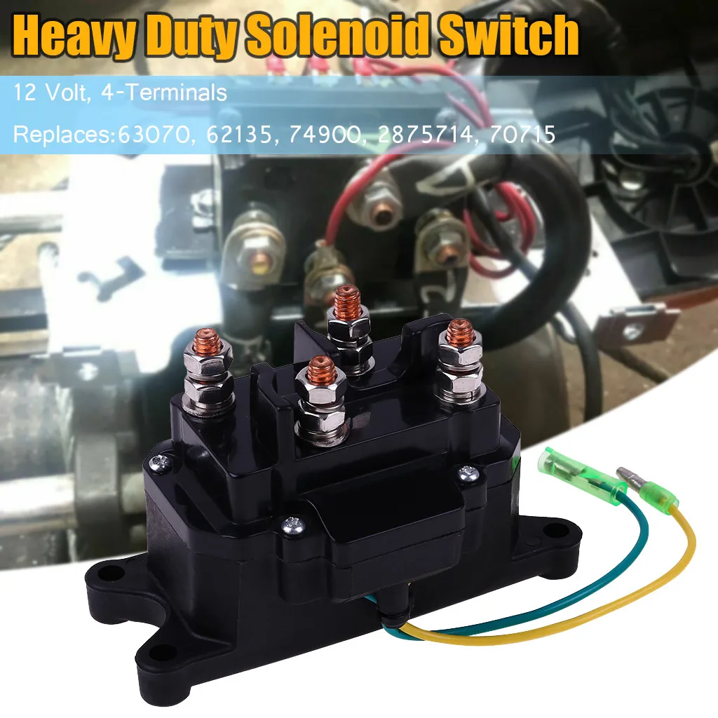 Franchise 12V Solenoid Relay Contactor Winch Solenoid Switch Thumb for ATV UTV Universal
Franchise 12V Solenoid Relay Contactor Winch Solenoid Switch Thumb for ATV UTV Universal