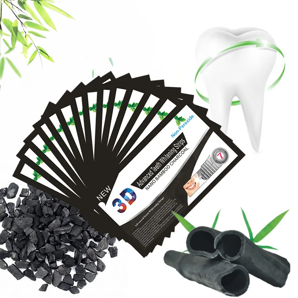14 Bags/Box Dental White Teeth Whitener Whitestrips 3D Advanced Teeth Whitening Strips Activated Charcoal Oral Hygiene
14 Bags/Box Dental White Teeth Whitener Whitestrips 3D Advanced Teeth Whitening Strips Activated Charcoal Oral Hygiene