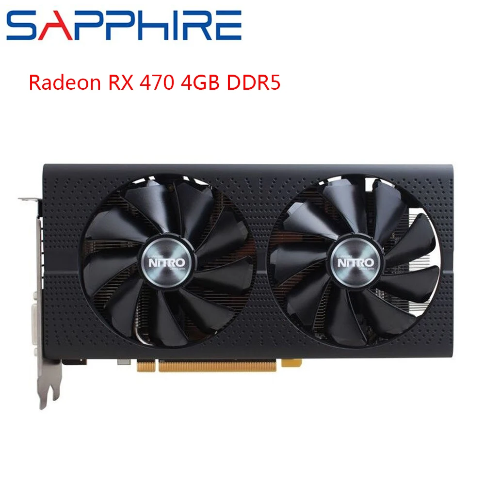SAPPHIRE AMD Radeon RX470 4GB DDR5 Graphics Cards Gaming PC GPU RX470 256bit GDDR5 PCI Express 3.0 Desktop Used Cards Gaming
SAPPHIRE AMD Radeon RX470 4GB DDR5 Graphics Cards Gaming PC GPU RX470 256bit GDDR5 PCI Express 3.0 Desktop Used Cards Gaming