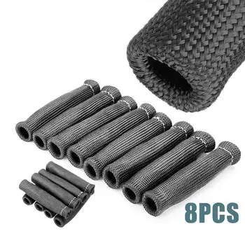 Universal 8 Pcs Heat Shield Protective Cover Glass Fiber Spark Plug Wire Protective Cover Suitable for Most Straight Boots
Universal 8 Pcs Heat Shield Protective Cover Glass Fiber Spark Plug Wire Protective Cover Suitable for Most Straight Boots