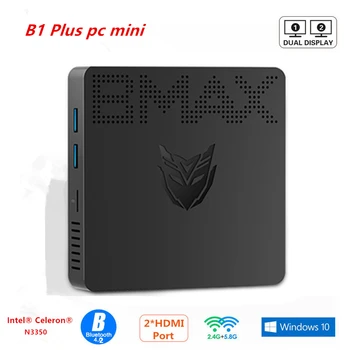 NEW B1 Plus Windows 10 Mini PC 6GB RAM 64GB ROM Intel Celeron N3350 Media Player 2.4G5G WiFi 1000M LAN Bluetooth4.2 Smart TV Box
NEW B1 Plus Windows 10 Mini PC 6GB RAM 64GB ROM Intel Celeron N3350 Media Player 2.4G5G WiFi 1000M LAN Bluetooth4.2 Smart TV Box
