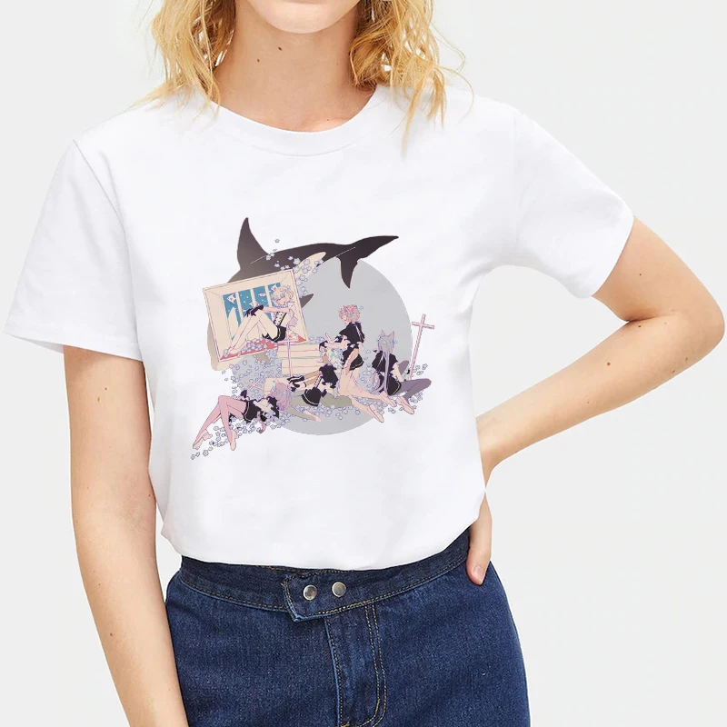 Lychee Harajuku White Women T-shirts Anime Girl Print Summer Women T Shirt Loose Crew Neck Short Sleeve Lady T Shirts Top Tees
Lychee Harajuku White Women T-shirts Anime Girl Print Summer Women T Shirt Loose Crew Neck Short Sleeve Lady T Shirts Top Tees
