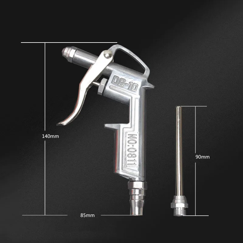 1/4" Pneumatic Blow Gun DG-10 Air Blower Duster Clean Gun Cleaning Spray Gun with Air Hose Connector Tube 8*5
1/4" Pneumatic Blow Gun DG-10 Air Blower Duster Clean Gun Cleaning Spray Gun with Air Hose Connector Tube 8*5