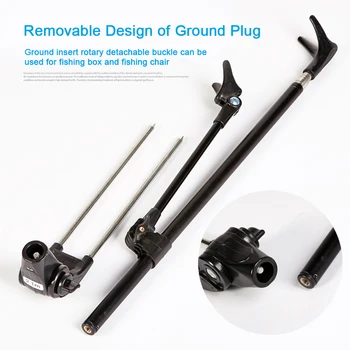 Fishing Rod Holder Stable Outdoor Adjustable Angle Ground Insert Stainless Steel Support Telescoping Easy Use Stand Tool Bracket 
Fishing Rod Holder Stable Outdoor Adjustable Angle Ground Insert Stainless Steel Support Telescoping Easy Use Stand Tool Bracket