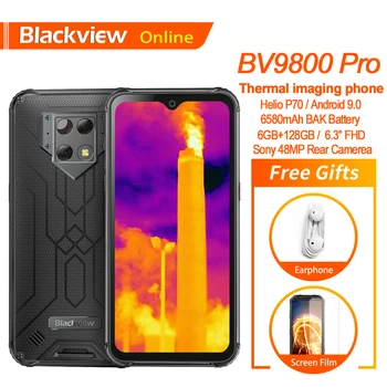 Blackview BV9800 Pro Global First Thermal Imaging Smartphone Helio P70 6GB+128GB 6580mAh IP68 Waterproof 48MP Mobile Phone 
Blackview BV9800 Pro Global First Thermal Imaging Smartphone Helio P70 6GB+128GB 6580mAh IP68 Waterproof 48MP Mobile Phone