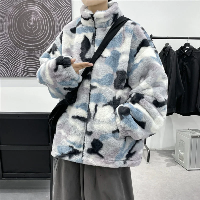 2021 Men's Camouflage Print Coats Thickened Lamb Parkas Stand Collar Casual Snow Jackets Keep Warm Cotton-padded Clothes M-2XL
2021 Men's Camouflage Print Coats Thickened Lamb Parkas Stand Collar Casual Snow Jackets Keep Warm Cotton-padded Clothes M-2XL