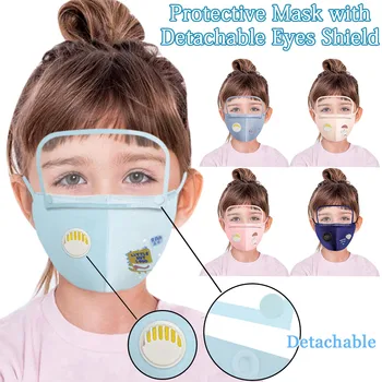 19 Patterns Face Mask Kids Dustproof Washable and Reusable Unisex Face Mask with Detachable Eyes Shield Facemask Mascarar
19 Patterns Face Mask Kids Dustproof Washable and Reusable Unisex Face Mask with Detachable Eyes Shield Facemask Mascarar